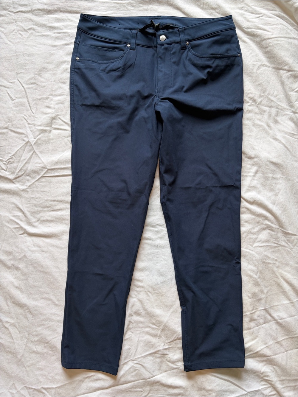 lululemon athletica Navy Slim Stretch Chinos
